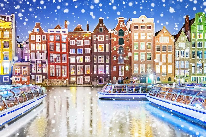 Winter in Amsterdam with an escort